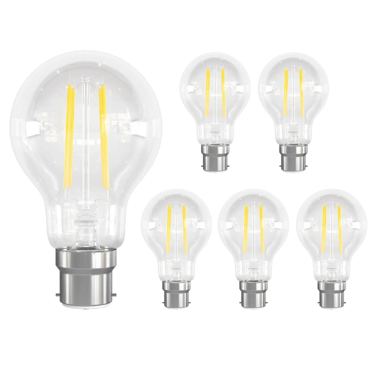 6W LED Bayonet Edison Bulb 60W Equivalent