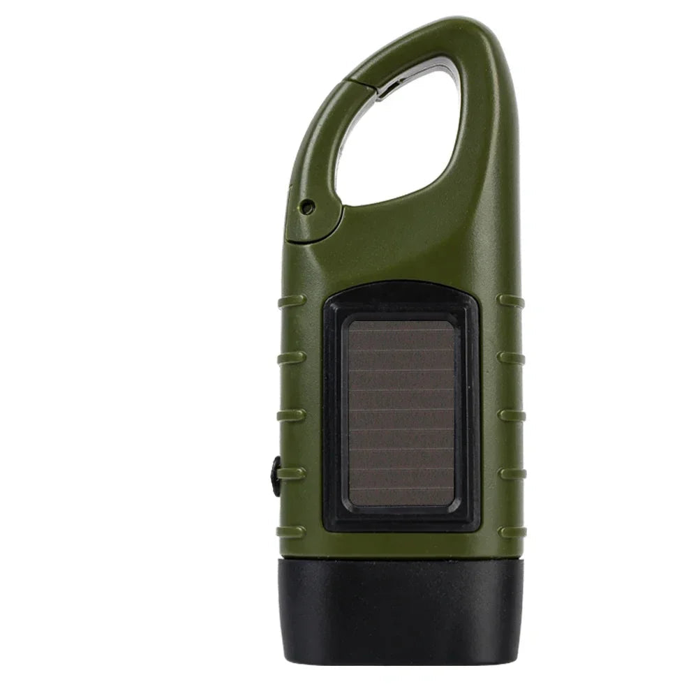 Solar Power LED Flashlight & Lantern